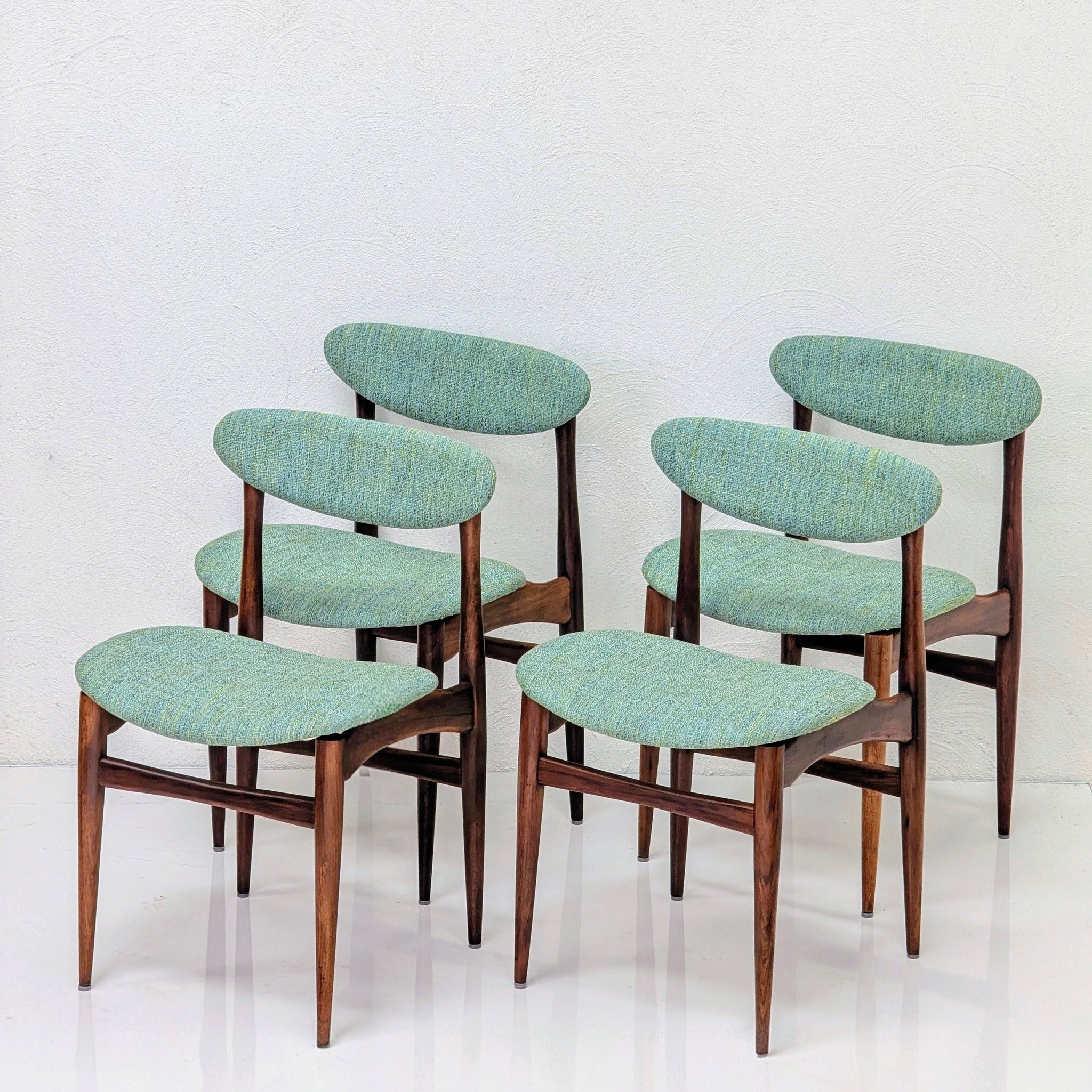 Chatley Matchstick Dining Chairs | Restored c1965 | Zepel FibreGuard