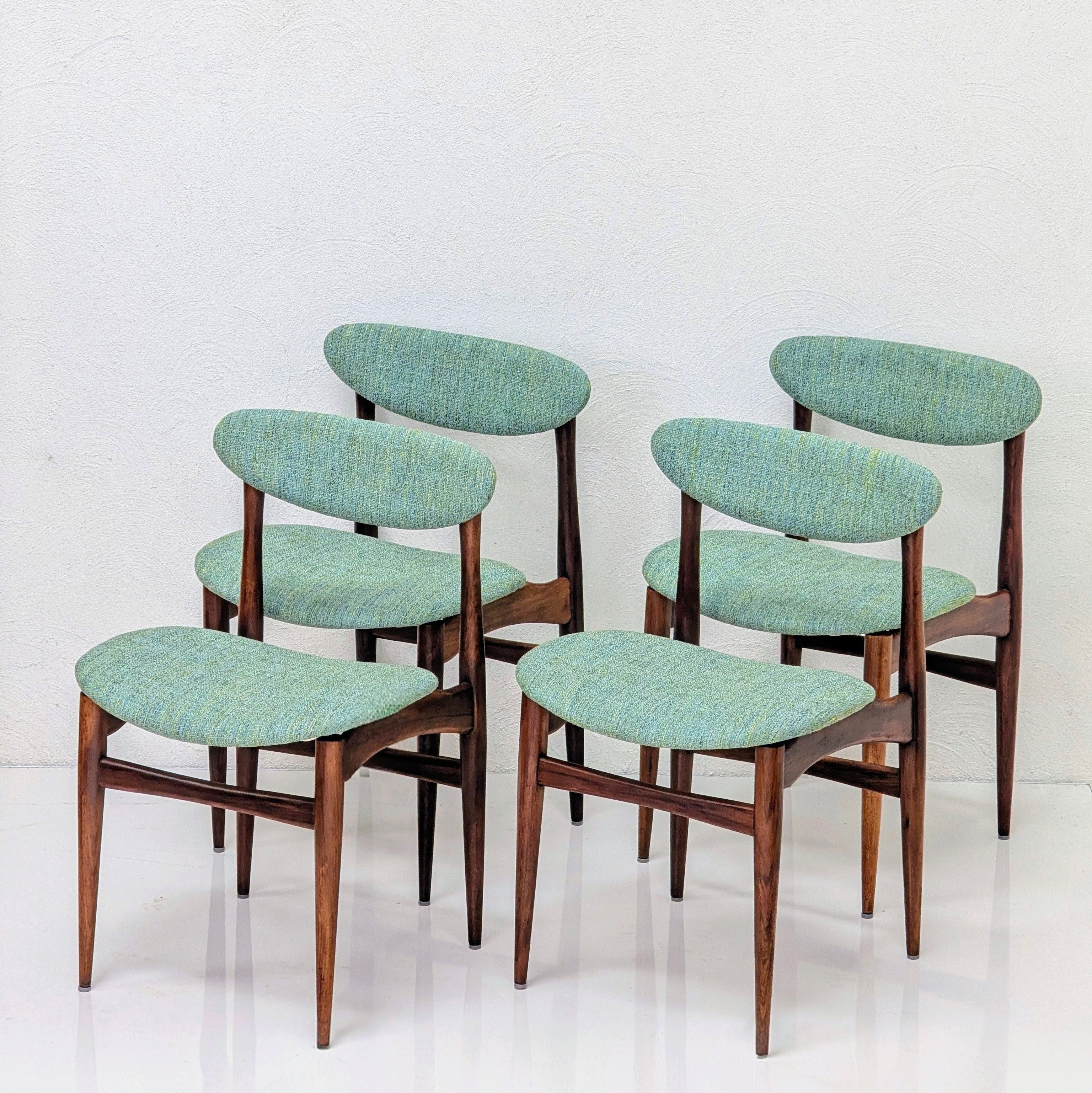 Chatley “Matchstick” Paddle Back Dining Chairs | Restored c1965 | Zepel FibreGuard