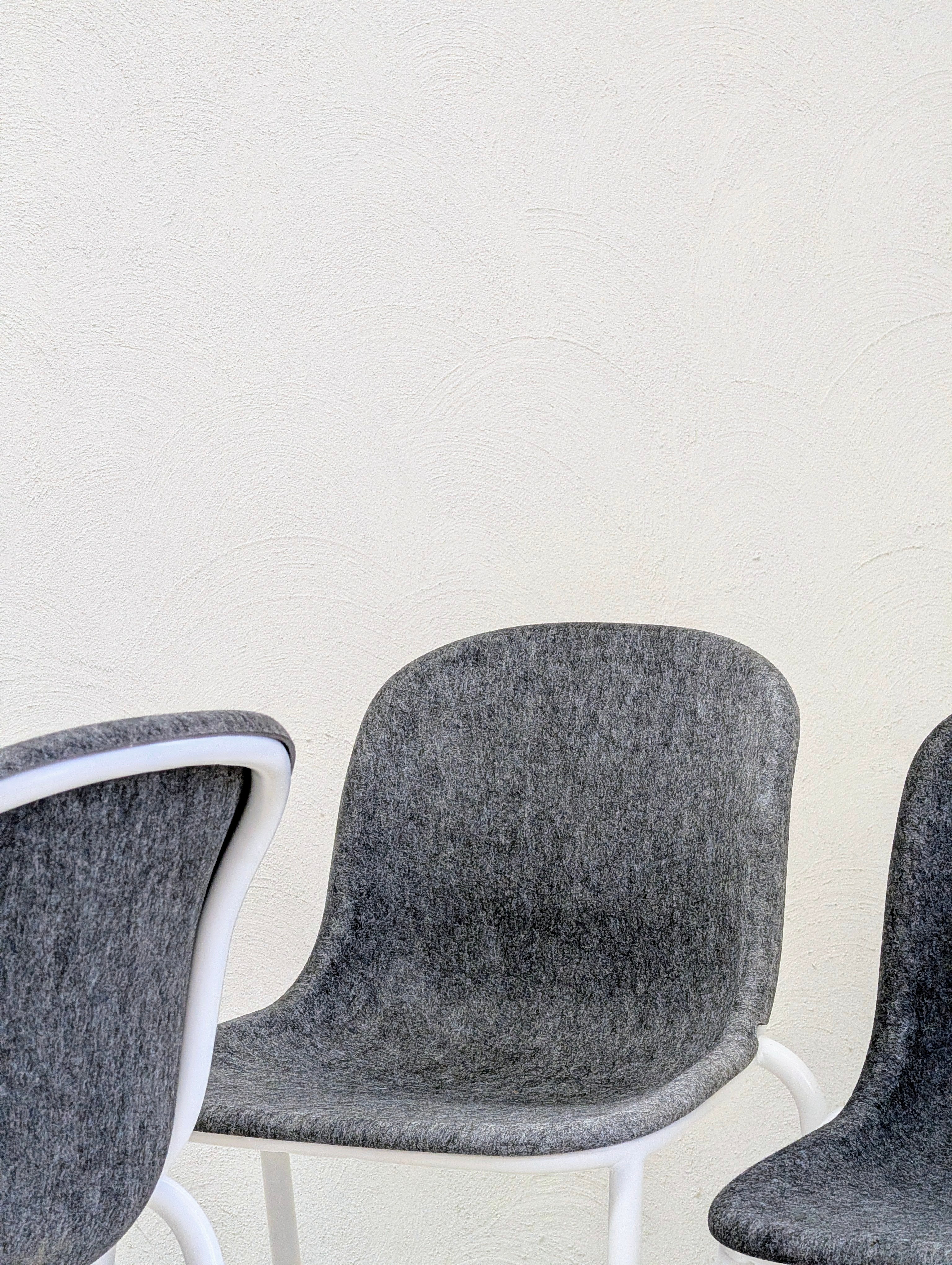 De Vorm LJ2 PET Felt Stacking Chairs