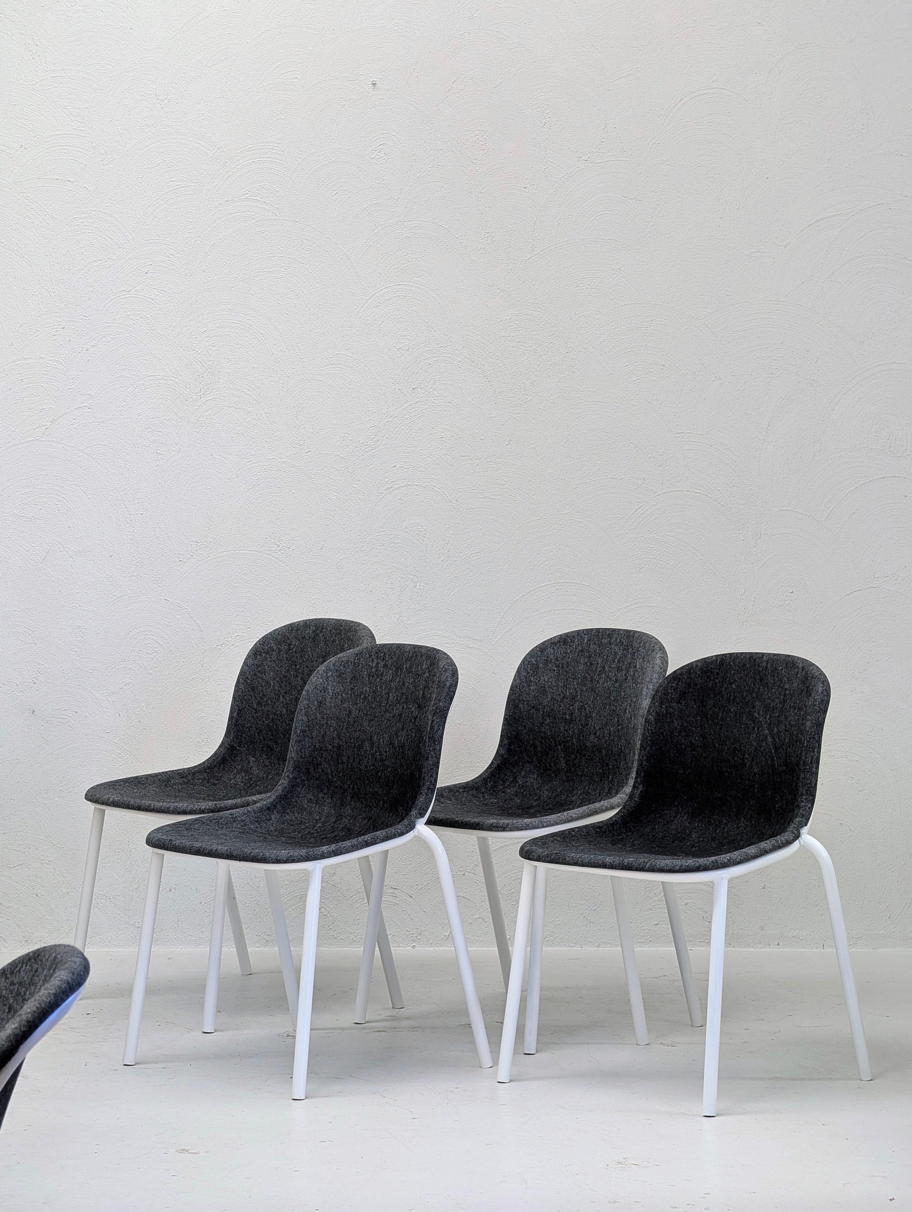 De Vorm LJ2 PET Felt Stacking Chairs
