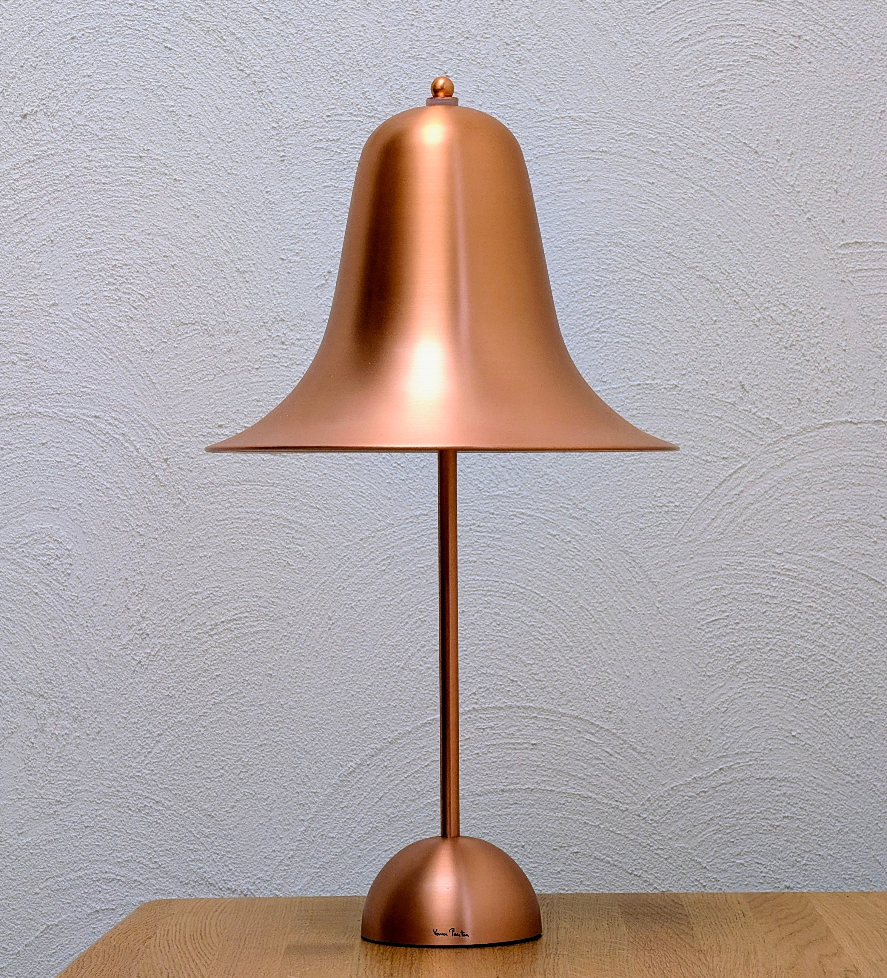Verpan Pantop Table Lamp by Verner Panton – Brushed Copper