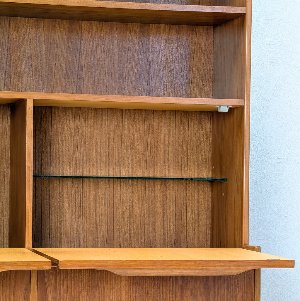 1960s Noblett Furniture Teak Bookcase and Display Cabinet