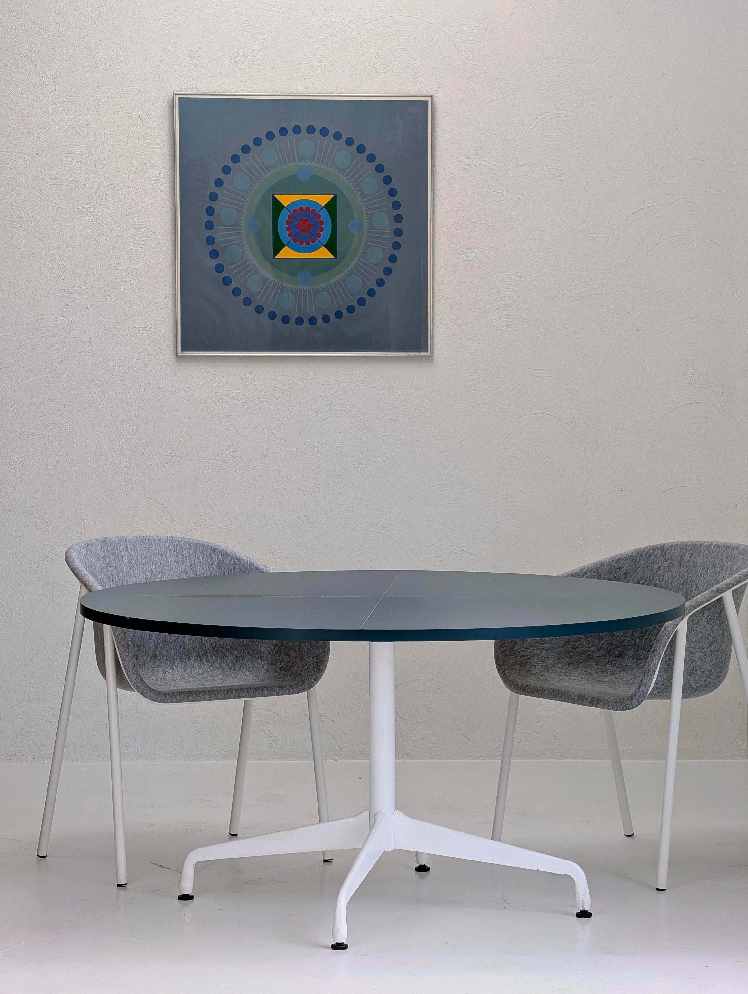 Eames Segmented Circular Table by Herman Miller