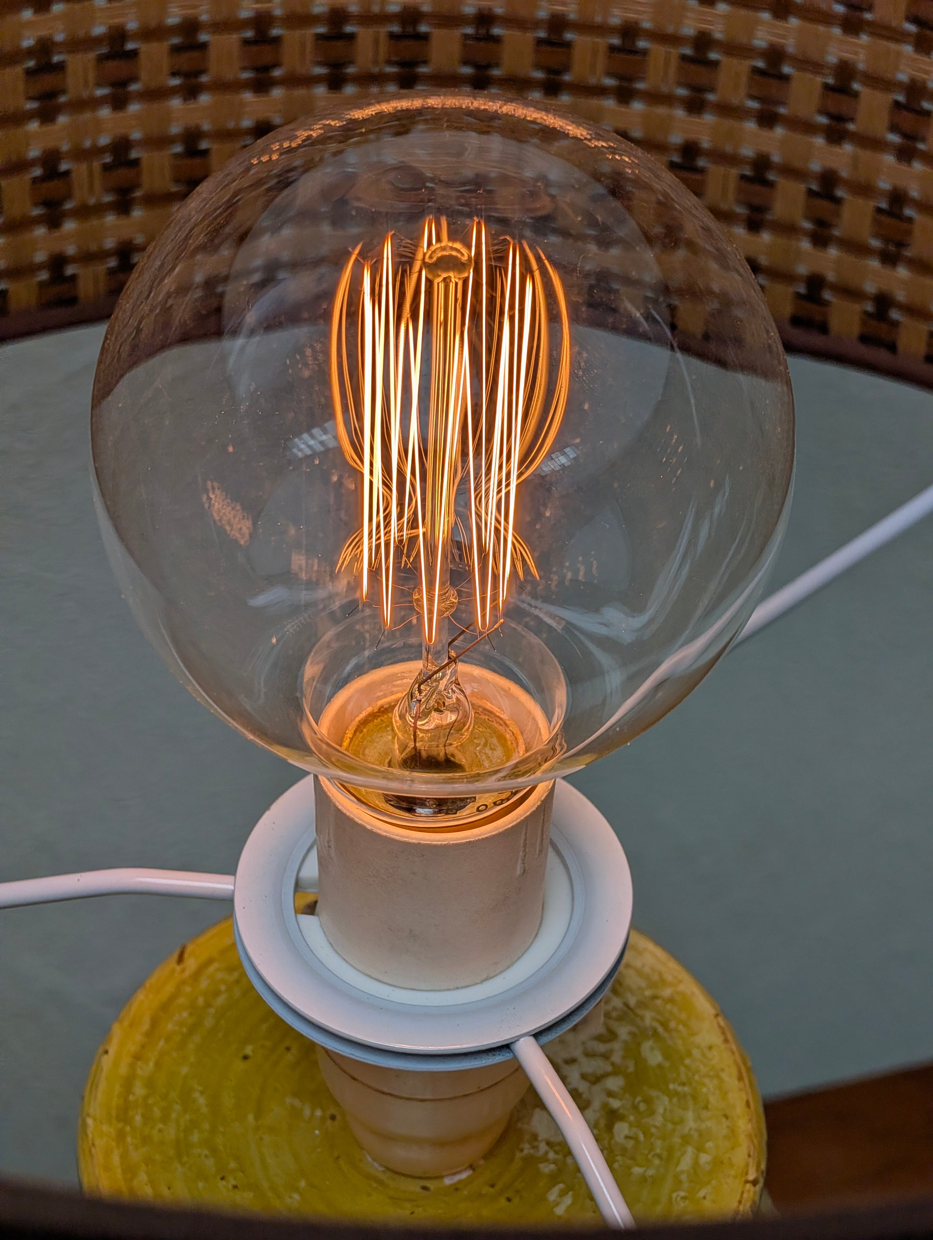 Bitossi Italy 'Spagnolo' Table Lamp with Hand Made Lampshade