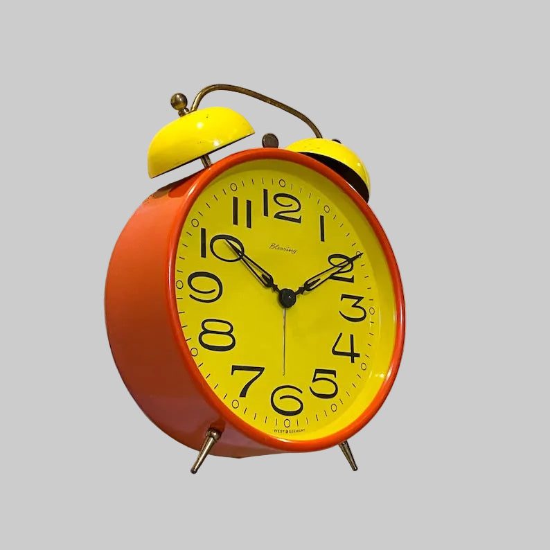 1970s West German Wedgefield | Oversized Retro Alarm Clock
