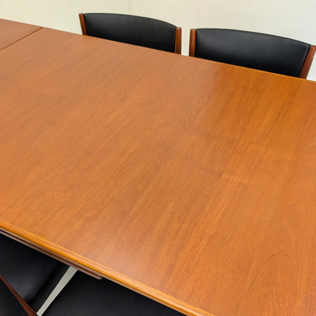 Restored Parker 'Nordic' Extension Dining Table in Teak