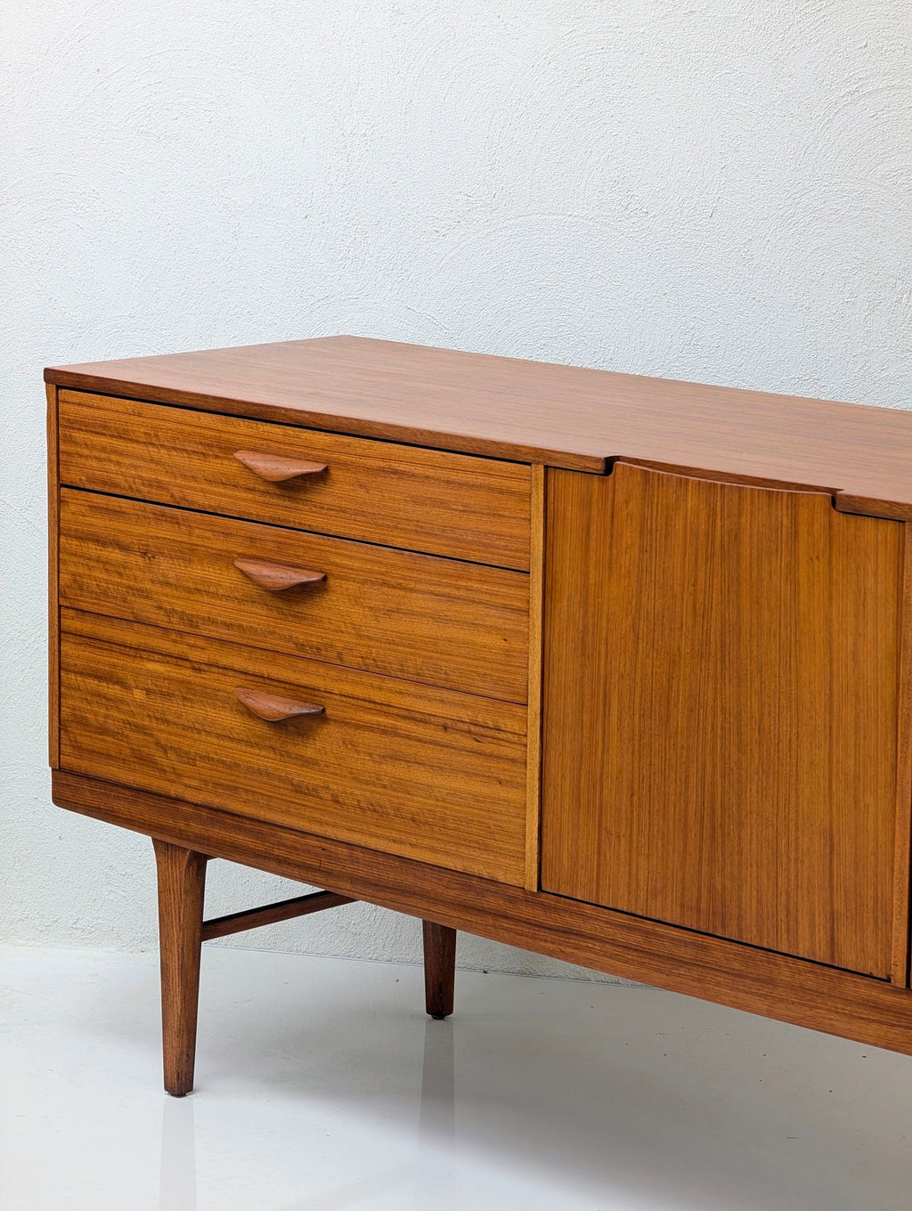 Restored Mid Century Modern Teak Sideboard by Nathan Furniture | UK c.1960s