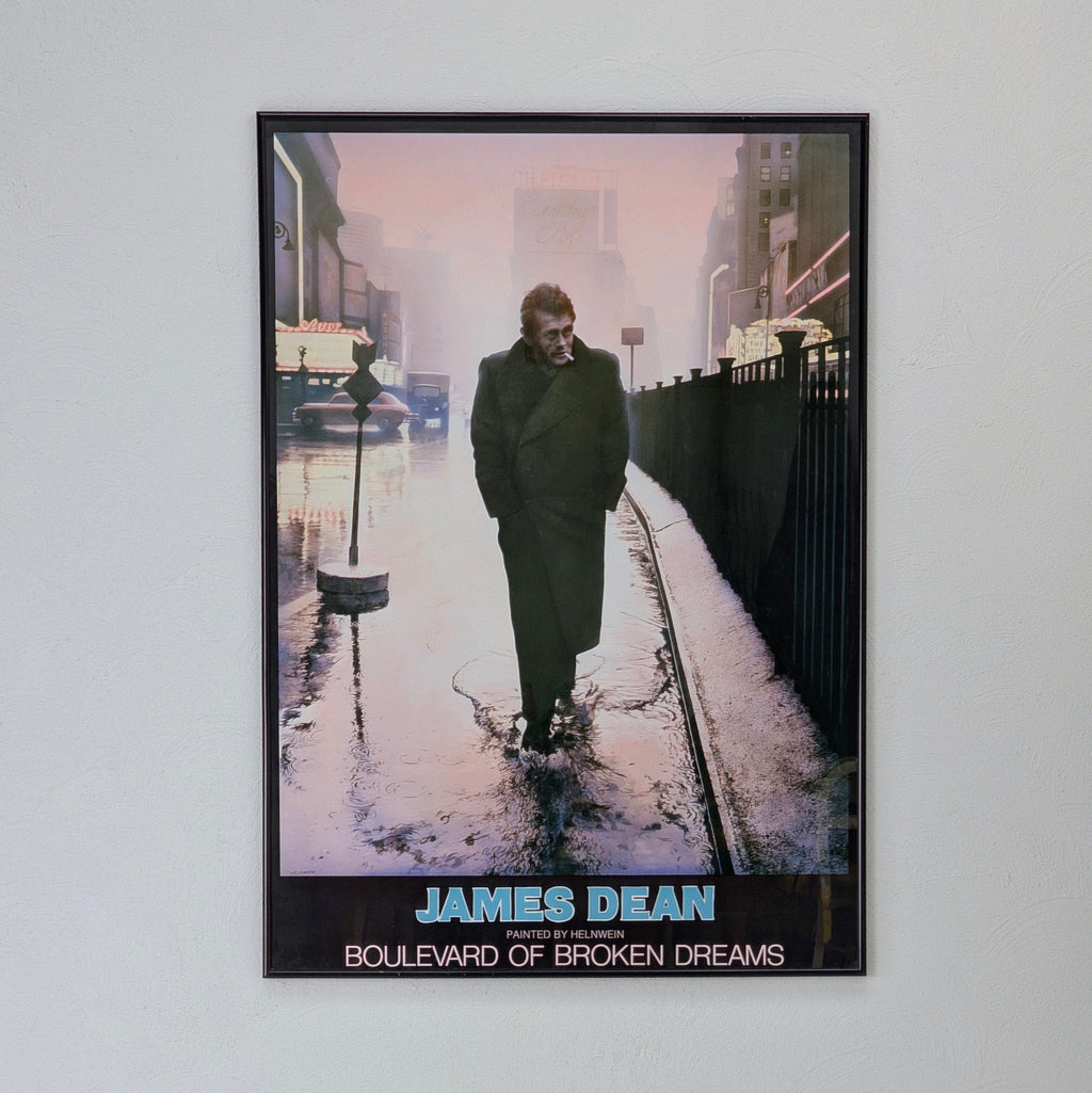 James Dean | Boulevard of Broken Dreams by Helnwein | 1987 Vintage Print
