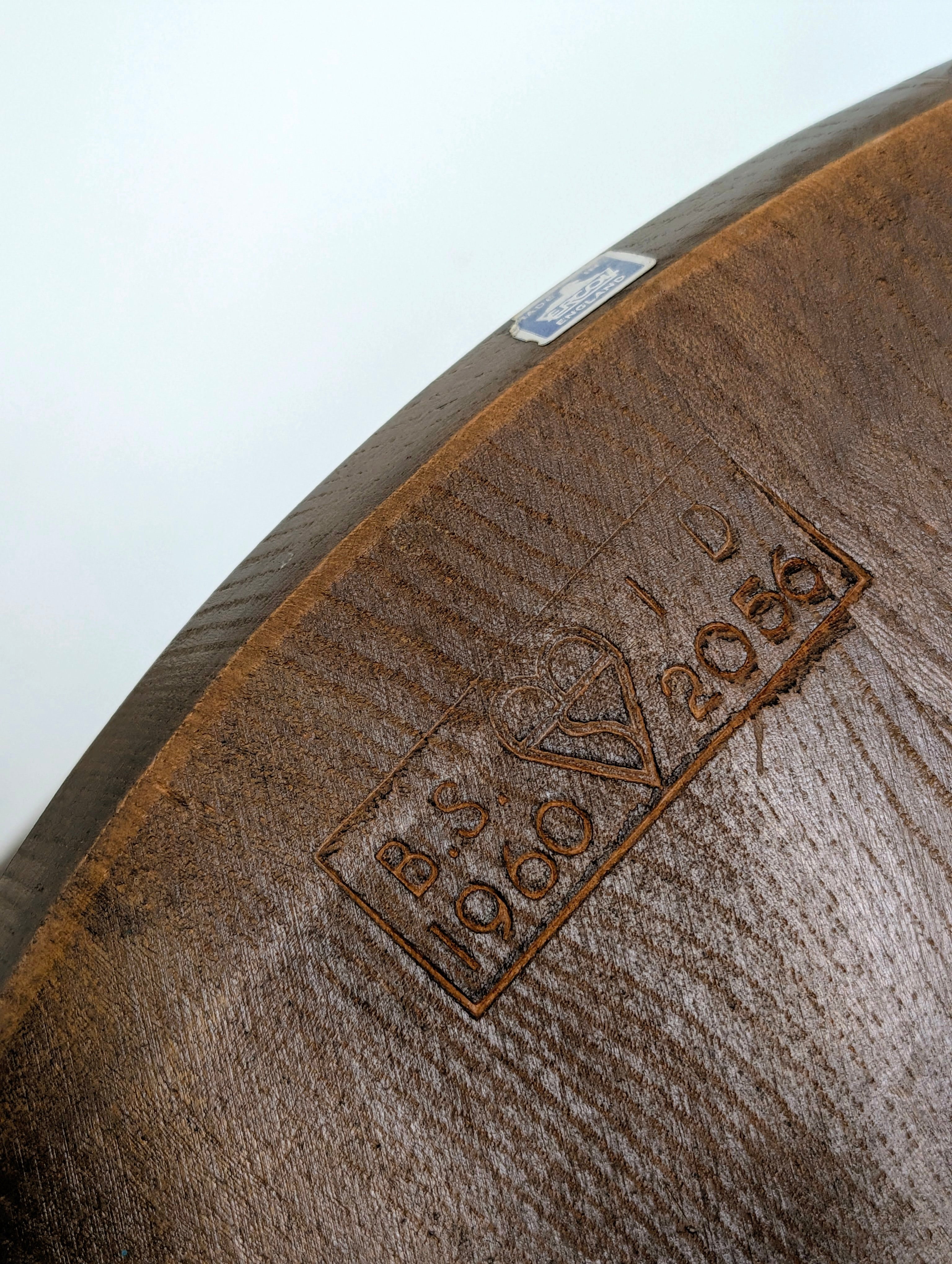 Set of Six Lucian Ercolani for Ercol Mid Century Modern Windsor Dining Chairs