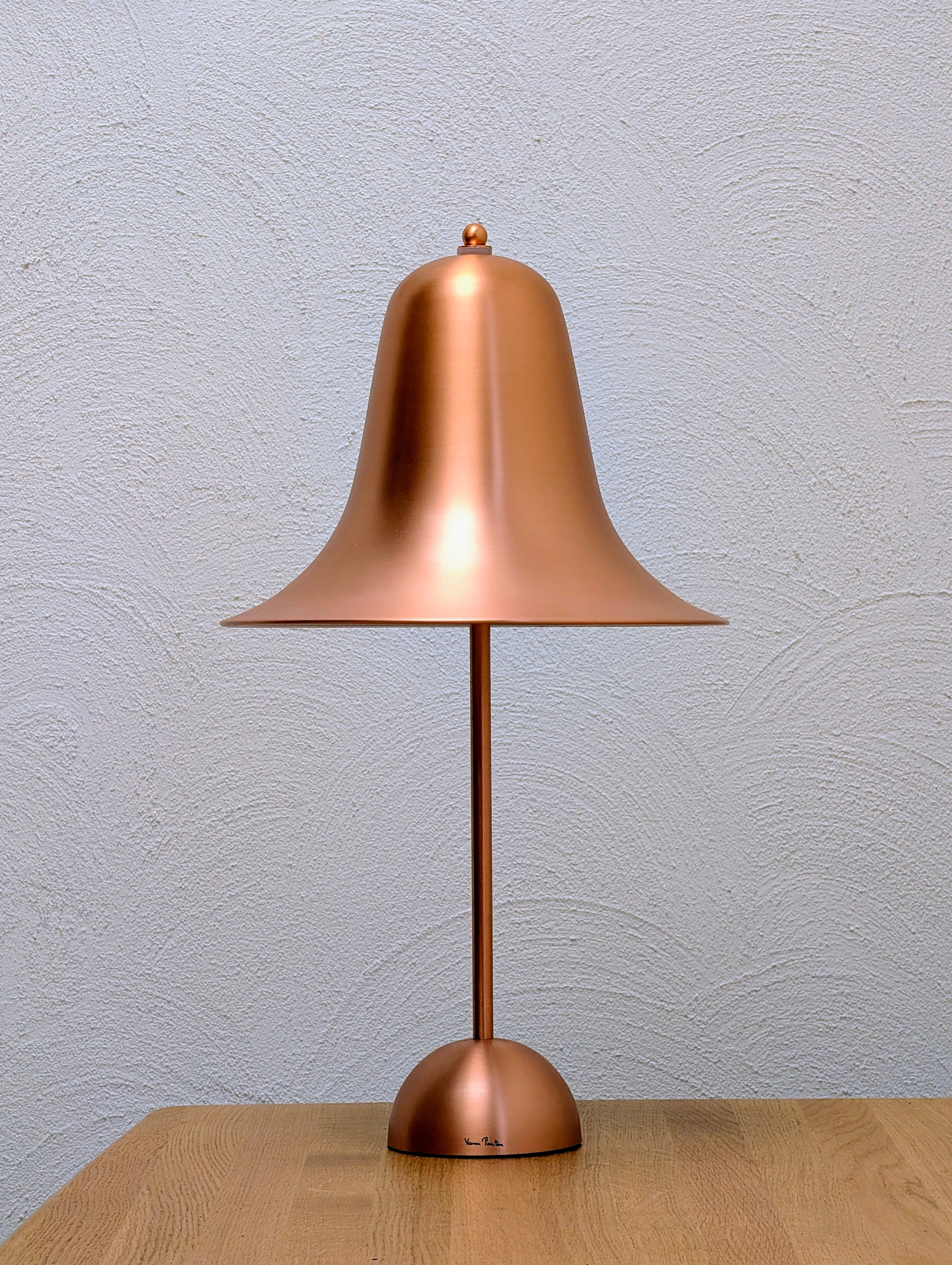 Verpan Pantop Table Lamp by Verner Panton – Brushed Copper