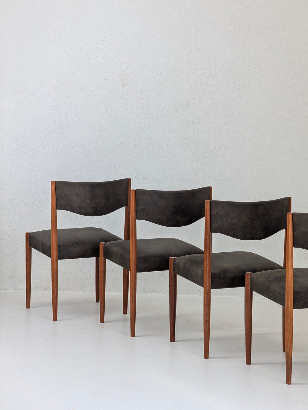 Restored Parker Dining Chairs in Teak | Model 62