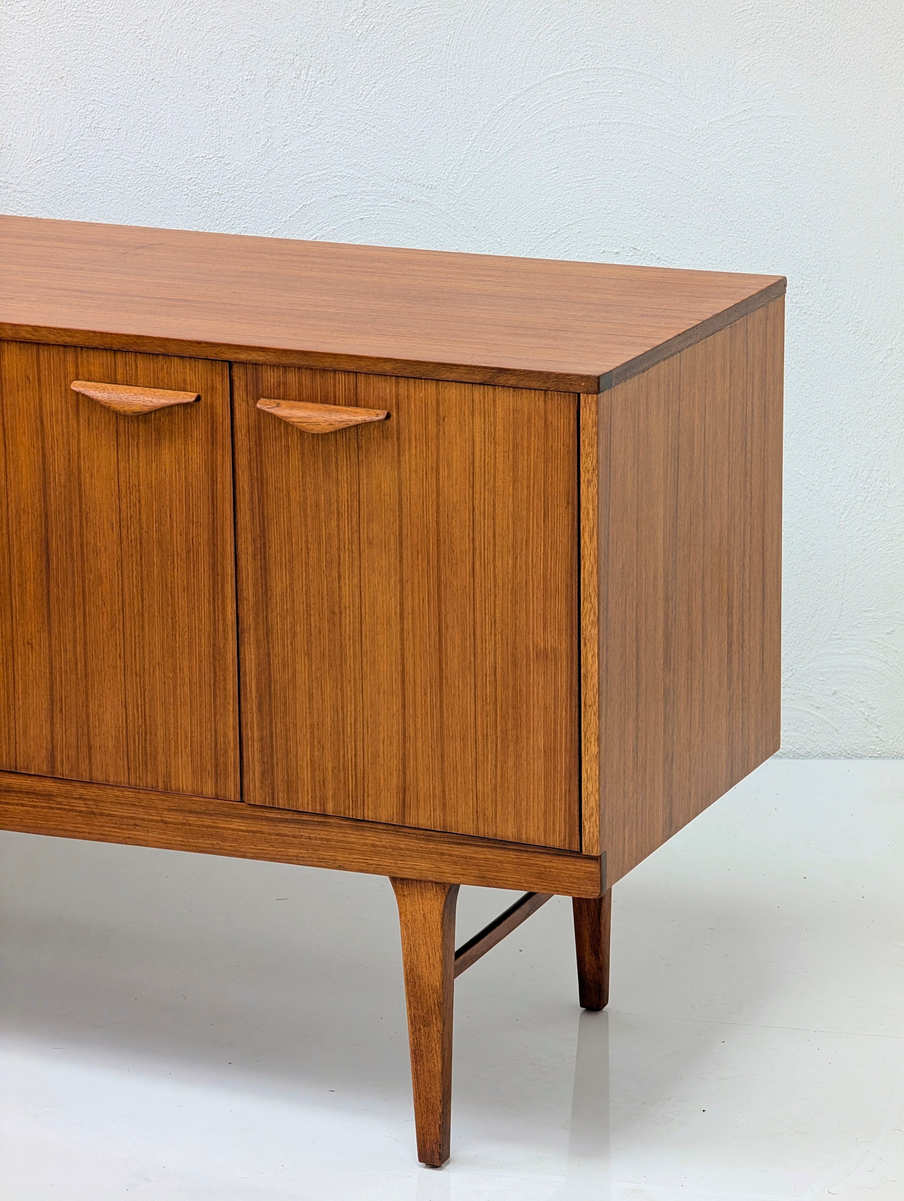 Restored Mid Century Modern Teak Sideboard by Nathan Furniture | UK c.1960s