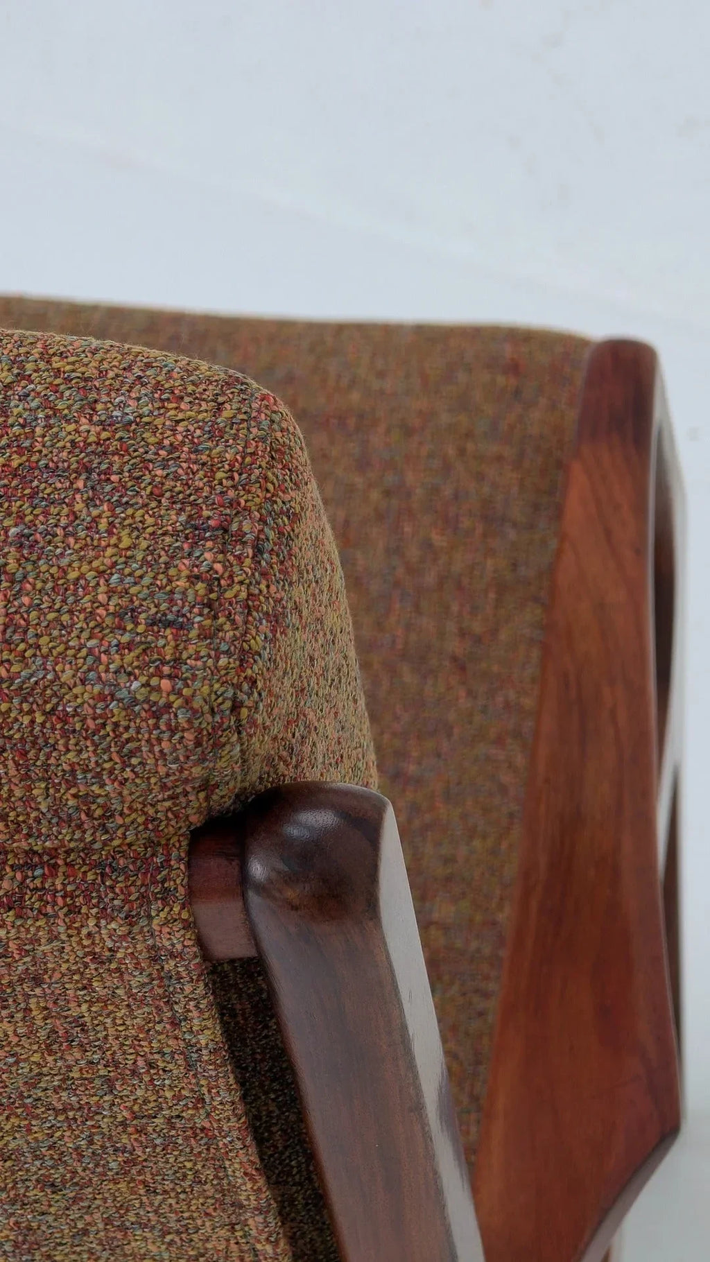 Van Treight Armchair in Tasmanian Blackwood c1960's - Fox & Wedge