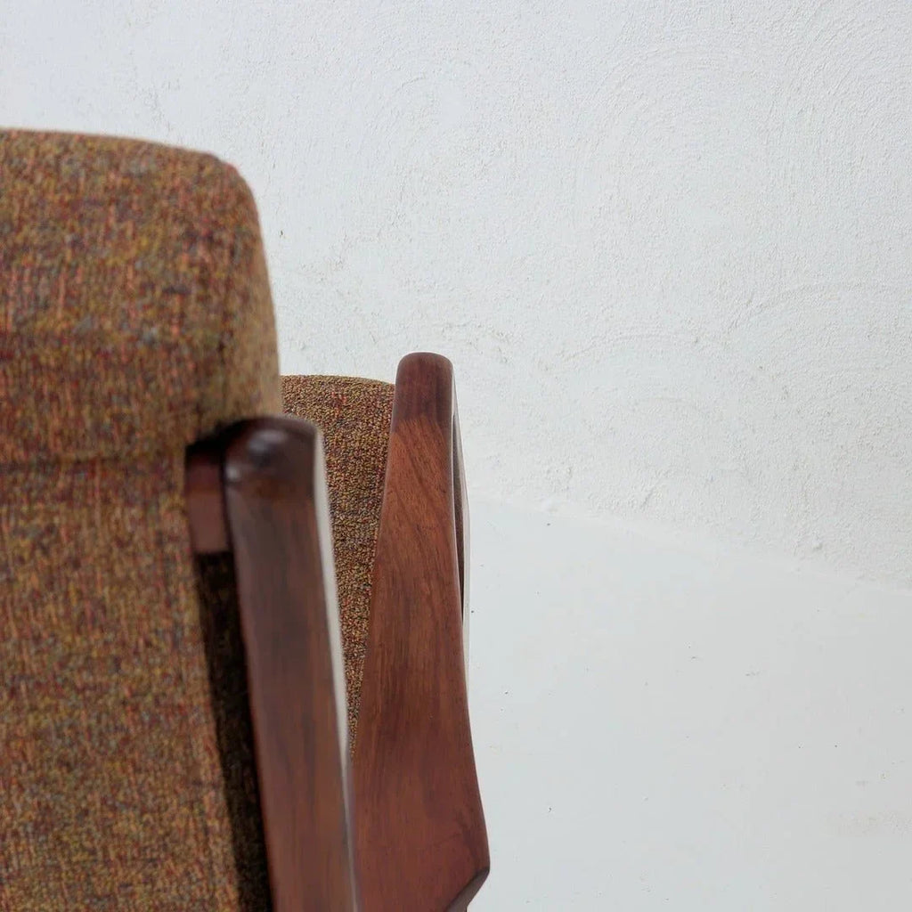 Van Treight Armchair in Tasmanian Blackwood c1960's - Fox & Wedge