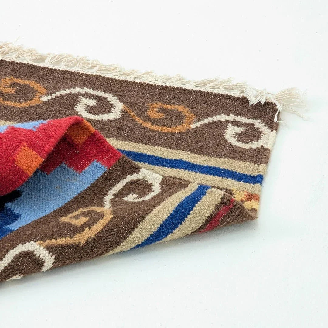 Vintage Turkish Patchwork Kilim Rug, an Anatolian Sampler of Feminine Symbols, c1970 - Fox & Wedge